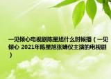 一见倾心电视剧陈星旭什么时候播（一见倾心 2021年陈星旭张婧仪主演的电视剧）