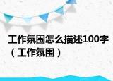工作氛围怎么描述100字（工作氛围）