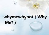 whymewhynot（Why Me?）