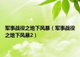 军事战役之地下风暴（军事战役之地下风暴2）