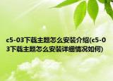 c5-03下载主题怎么安装介绍(c5-03下载主题怎么安装详细情况如何)