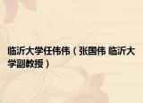 临沂大学任伟伟（张国伟 临沂大学副教授）