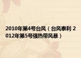 2010年第4号台风（台风泰利 2012年第5号强热带风暴）