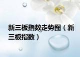 新三板指数走势图（新三板指数）