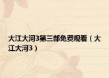大江大河3第三部免费观看（大江大河3）