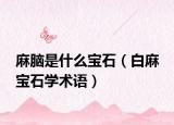 麻脑是什么宝石（白麻 宝石学术语）