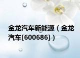 金龙汽车新能源（金龙汽车[600686]）