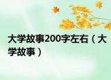 大学故事200字左右（大学故事）