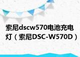 索尼dscw570电池充电灯（索尼DSC-W570D）
