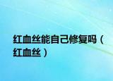 红血丝能自己修复吗（红血丝）