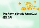 上海大唐移动通信设备有限公司是国企吗