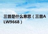 三普是什么意思（三普ALW9668）