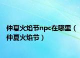 仲夏火焰节npc在哪里（仲夏火焰节）