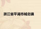 浙江省平湖市城北镇