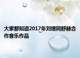 大家都知道2017年刘增同舒赫合作音乐作品