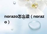 norazo怎么读（norazo）