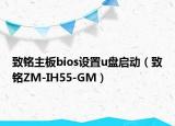 致铭主板bios设置u盘启动（致铭ZM-IH55-GM）