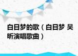白日梦的歌（白日梦 吴昕演唱歌曲）