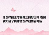 什么样的玉才是真正的好玉镯 看完就知晓了具体情况详细内容介绍