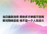 当日最新消息 媒体多次举报不倒湘雅刘翔峰是谁 他不是一个人在战斗