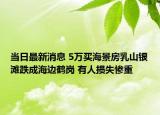 当日最新消息 5万买海景房乳山银滩跌成海边鹤岗 有人损失惨重