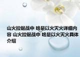 山火拉锯战中 啥是以火灭火详细内容 山火拉锯战中 啥是以火灭火具体介绍