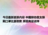 今日最新更新内容 中国排协就女排戴口罩比赛致歉 原因竟是这样