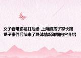 女子看电影被打后续 上海熊孩子家长踢凳子事件后续来了具体情况详细内容介绍