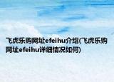 飞虎乐购网址efeihu介绍(飞虎乐购网址efeihu详细情况如何)