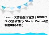 boruto火影新世代官方（BORUTO -火影新世代- Studio Pierrot改编的电视动画）