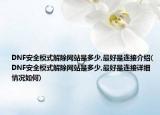 DNF安全模式解除网站是多少,最好是连接介绍(DNF安全模式解除网站是多少,最好是连接详细情况如何)