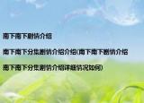 南下南下剧情介绍|南下南下分集剧情介绍介绍(南下南下剧情介绍|南下南下分集剧情介绍详细情况如何)