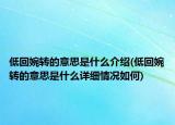 低回婉转的意思是什么介绍(低回婉转的意思是什么详细情况如何)