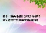 那个…藏头诗是什么呀介绍(那个…藏头诗是什么呀详细情况如何)