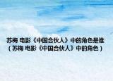 苏梅 电影《中国合伙人》中的角色是谁（苏梅 电影《中国合伙人》中的角色）
