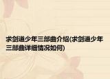 求剑道少年三部曲介绍(求剑道少年三部曲详细情况如何)
