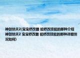 神剑情天2(宝宝修改器 能修改技能的那种介绍 神剑情天2 宝宝修改器 能修改技能的那种详细情况如何)