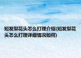 短发梨花头怎么打理介绍(短发梨花头怎么打理详细情况如何)