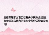 王者荣耀怎么看自己有多少积分介绍(王者荣耀怎么看自己有多少积分详细情况如何)