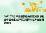 2022年8月28日最新相关报道消息 农村合作医疗生孩子可以报销吗 在不在报销范围内