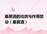 桑葚酒的功效与作用禁忌（桑葚酒）