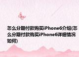 怎么分期付款购买iPhone6介绍(怎么分期付款购买iPhone6详细情况如何)