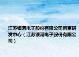 江苏银河电子股份有限公司南京研发中心（江苏银河电子股份有限公司）