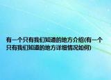 有一个只有我们知道的地方介绍(有一个只有我们知道的地方详细情况如何)