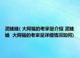 泥娃娃( 大阿福的老家是介绍 泥娃娃  大阿福的老家是详细情况如何)