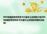 DNF附魔的青哥布林卡片是怎么得到的介绍(DNF附魔的青哥布林卡片是怎么得到的详细情况如何)