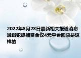 2022年8月28日最新相关报道消息 通缉犯抓捕赏金仅4元平台回应是这样的