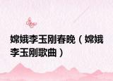 嫦娥李玉刚春晚（嫦娥 李玉刚歌曲）
