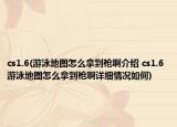 cs1.6(游泳地图怎么拿到枪啊介绍 cs1.6 游泳地图怎么拿到枪啊详细情况如何)