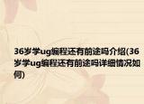 36岁学ug编程还有前途吗介绍(36岁学ug编程还有前途吗详细情况如何)
